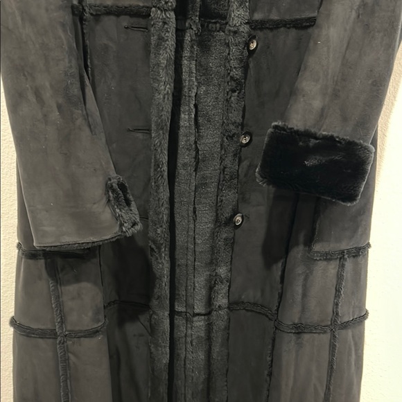 Vintage The Big Chill Elegant Black Trench Coat - Picture 12 of 12